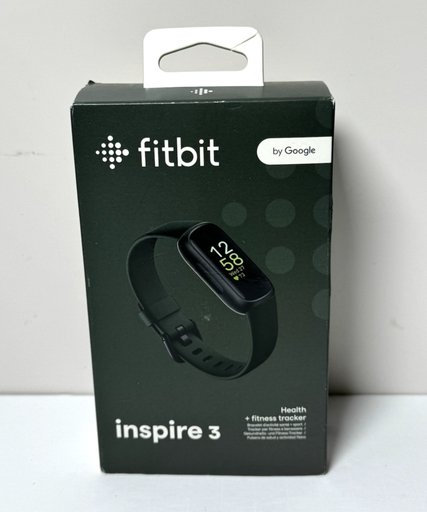 [9695-3] Fitbit Inspire 3 Health & Fitness Tracker Midnight Zen- Brand New