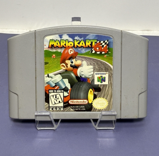 [10872-1] AUTHENTIC Mario Kart 64 Game for Nintendo 64 System Console N64 Authentic TESTED