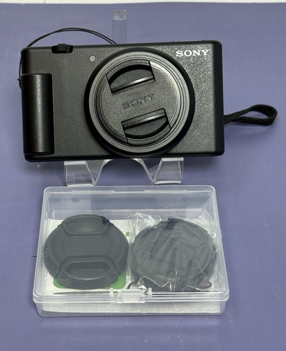[7052-1] Sony ZV-1F 20.1MP Vlogging Camera for Content Creators and Vloggers -Black
