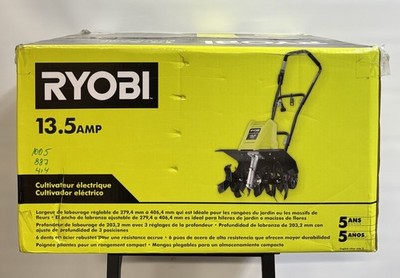 [10698-1] Ryobi Electric Cultivator 13.5 Amp 11"- 16" Adjustable Tilling Width RYAC701-New