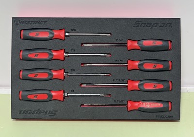 [9702-1] Snap-on SGMINI Soft Grip Mini-Tip Combination Screwdriver -8pc