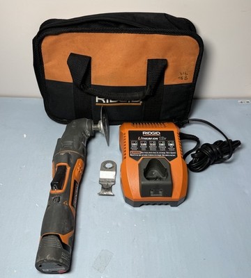 [10855-2] Ridgid R8223400 JobMax 12V MultiTool w/ Charger &Battery and Bag