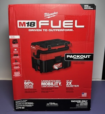 [10931-1] New Milwaukee - M18 Fuel 2.5 Gallon Wet/Dry Vacuum 0970-20 (TOOL ONLY)
