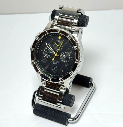 [10370-2] NIXON THE48-20 Chrono 200m Quartz Men's Watch Black Dial Analog From Japan-48MM