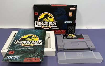 [VTG] Jurassic Park (SNES, 1992) CIB - Complete In Box! Authentic!