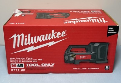 [11153-1] Milwaukee 2771-20 M18 18-Volt 1/4 HP Lithium-Ion Cordless Transfer Pump
