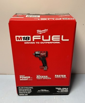 [11204-1] Milwaukee 2962-20 M18 FUEL™ 1/2" Mid-Torque Impact Wrench -Tool only-New